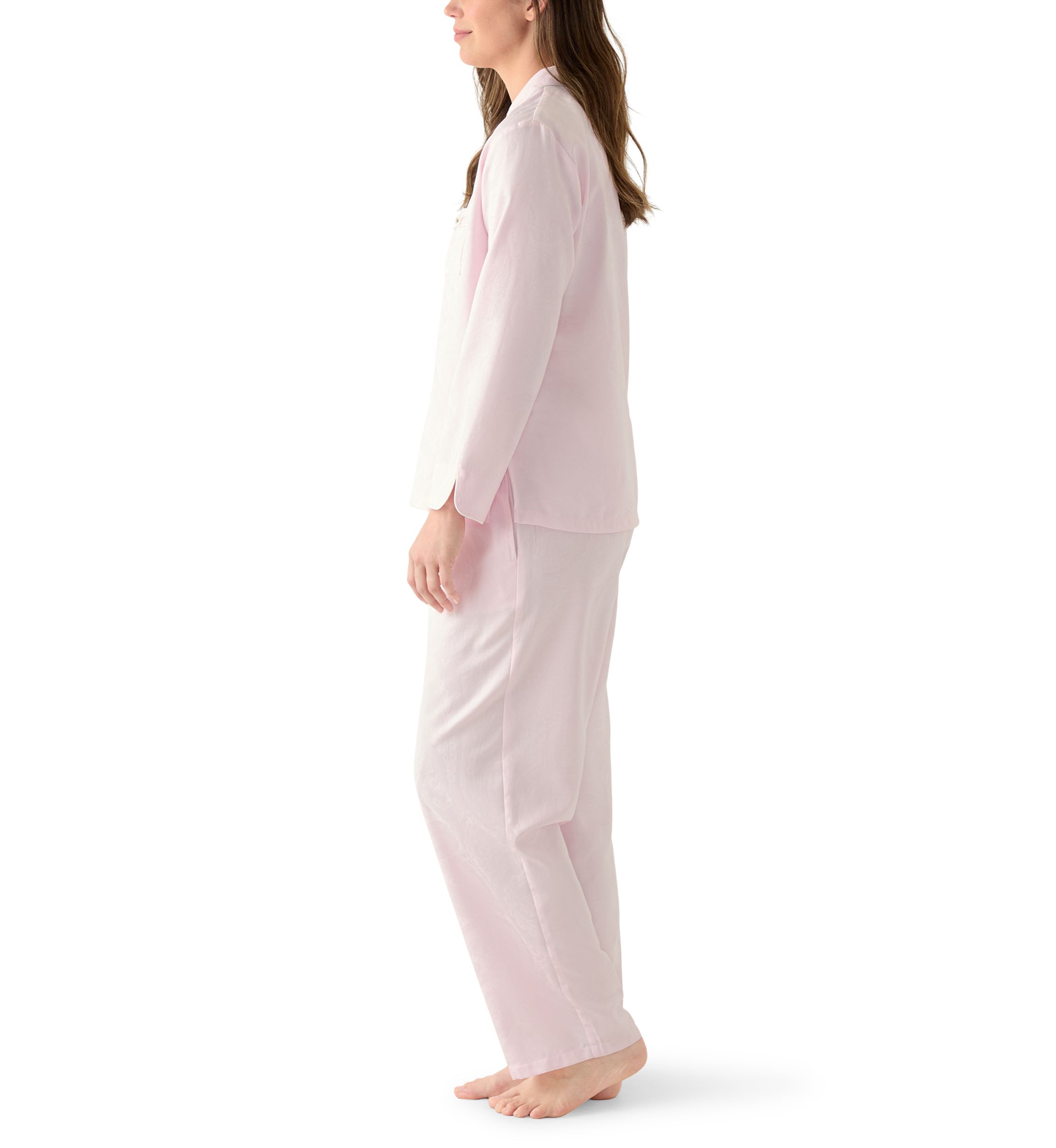 Satin Jacquard Pajama Set