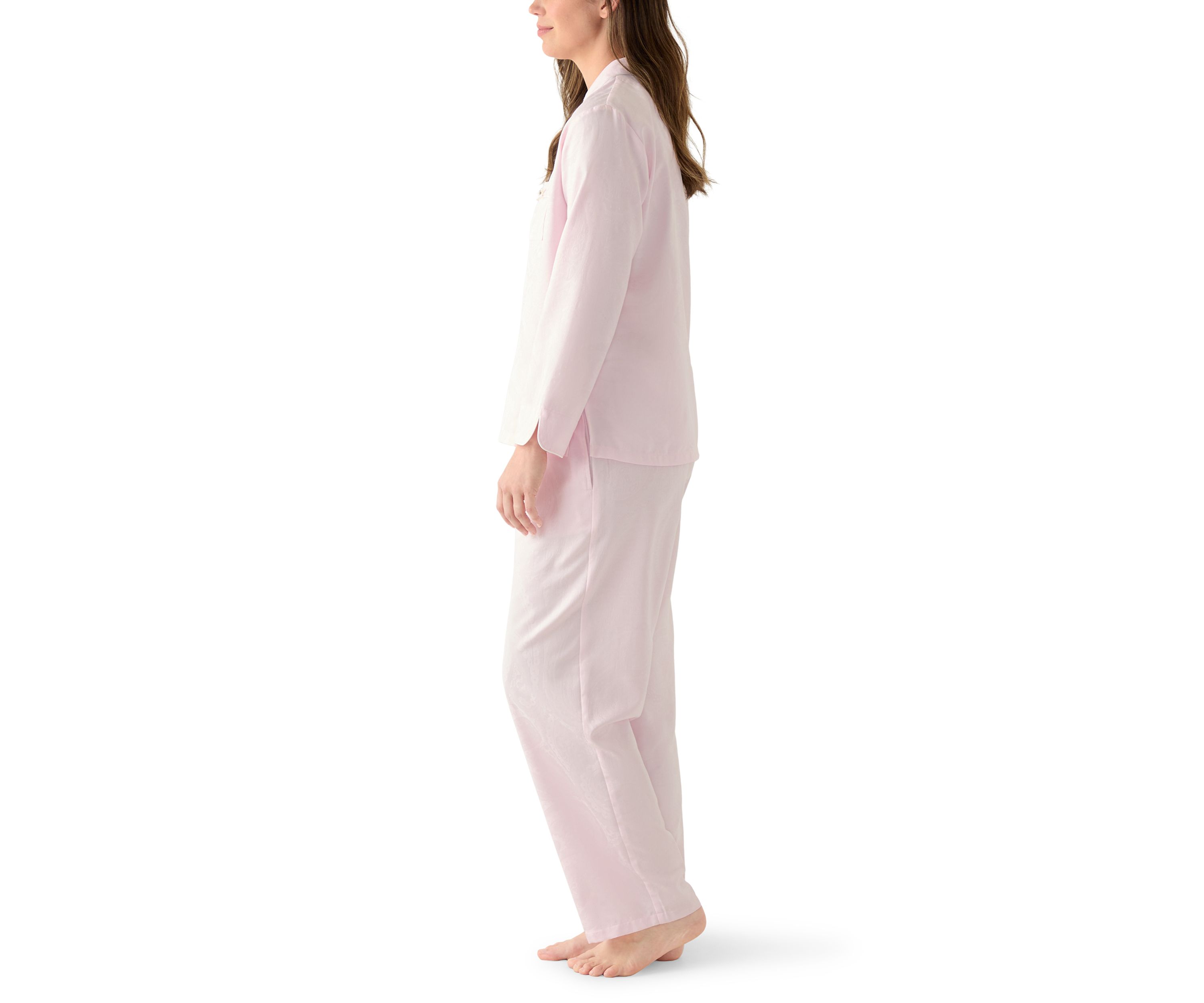 Satin Jacquard Pajama Set