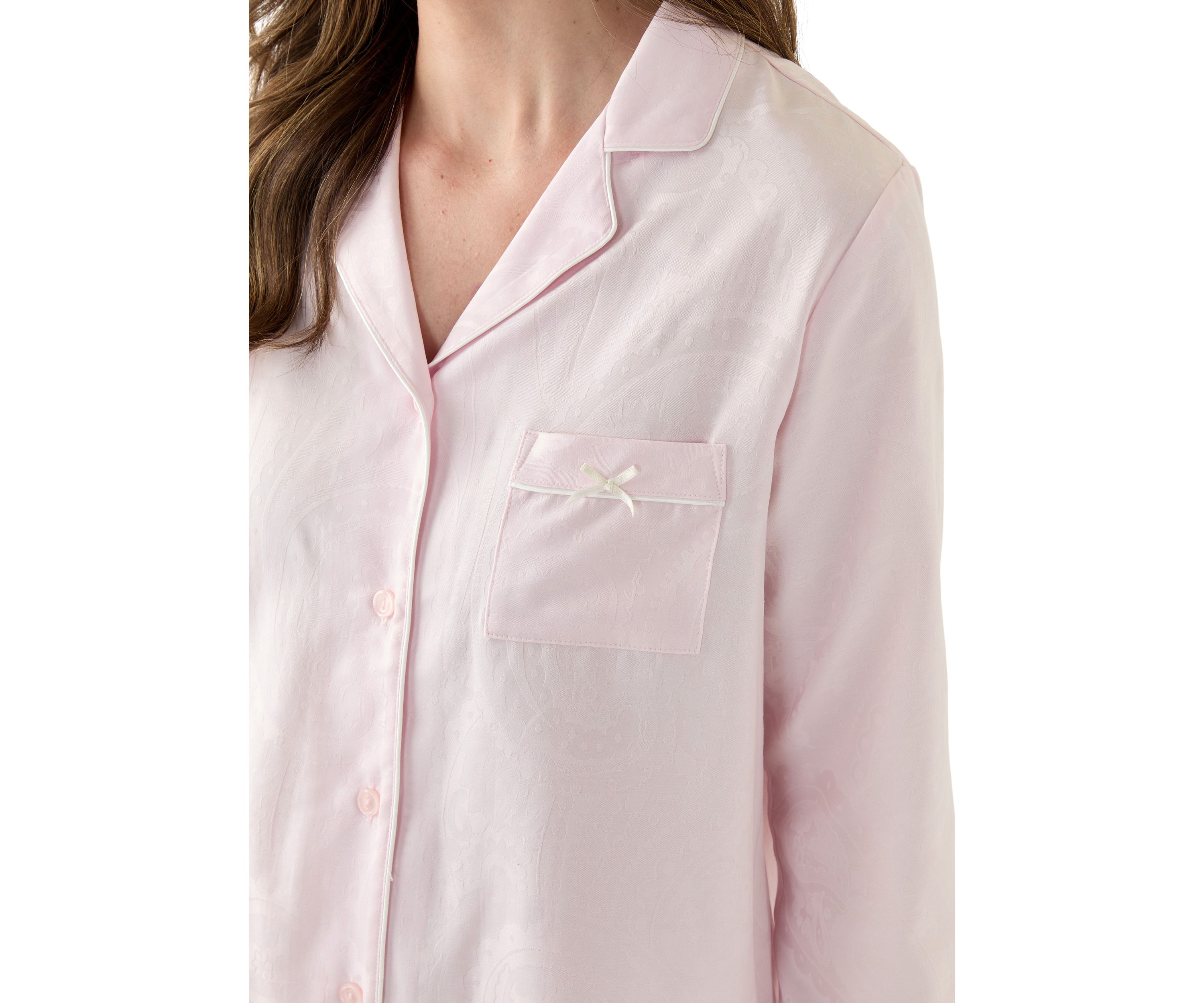 Satin Jacquard Pajama Set