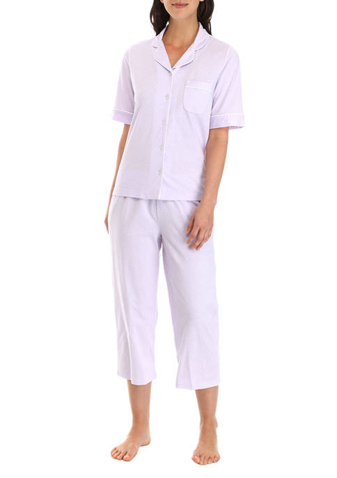 Cotton Knit Pajama Set
