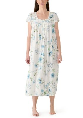 Miss Elaine Women's Silky Knit Long Gown