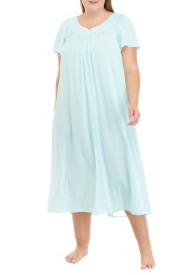 Elegant Miss Elaine Women's Plus-Size Tricot Gown