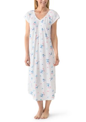Miss Elaine Women's Silky Knit Short Nightgown