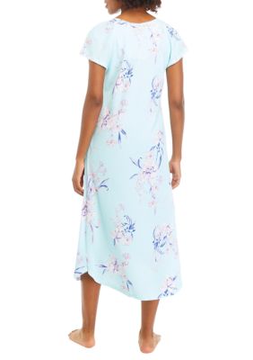 Cottonessa Long Printed Nightgown