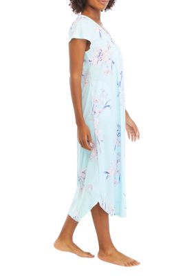 Cottonessa Long Printed Nightgown