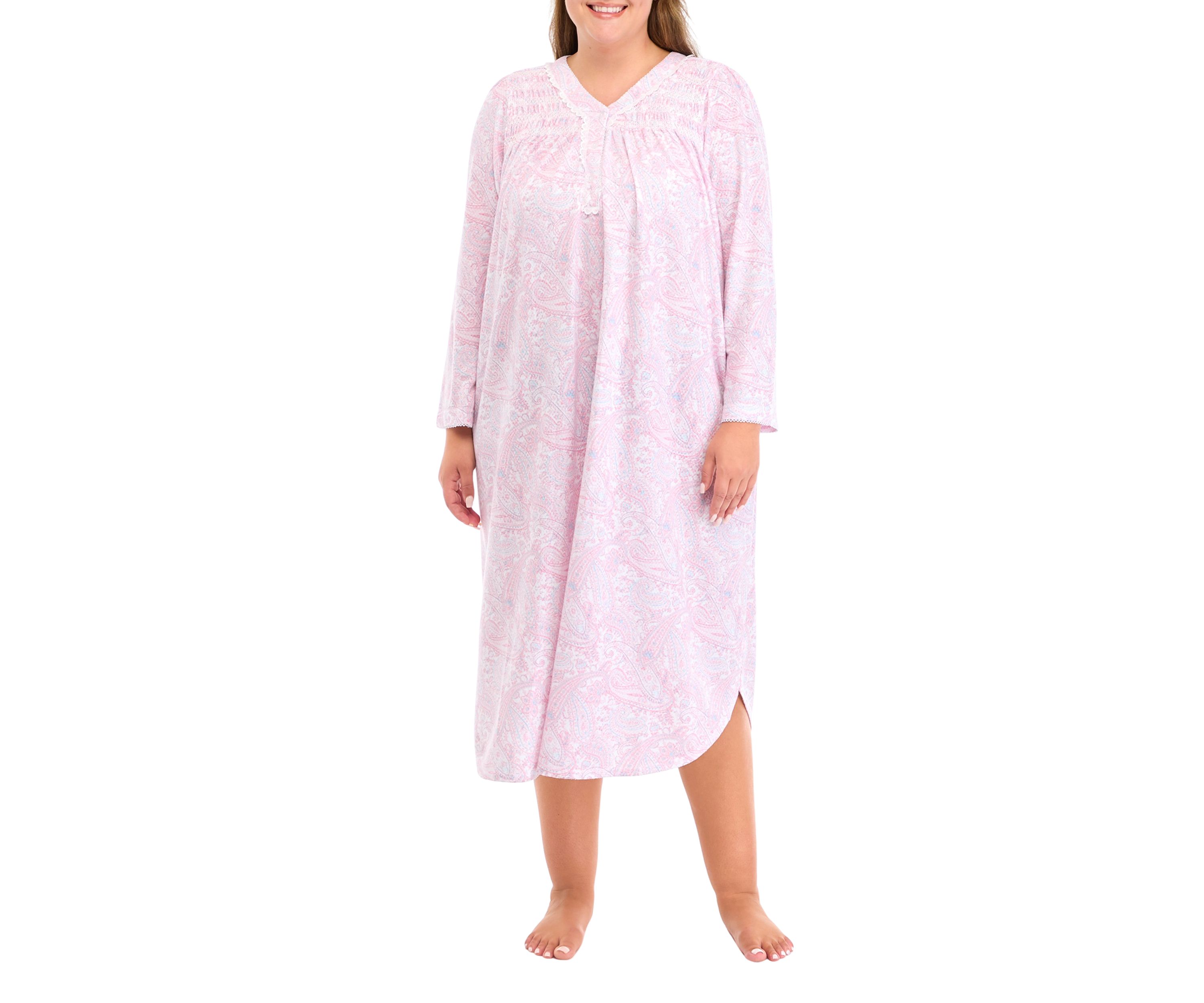 Plus Size Honeycomb Long Gown
