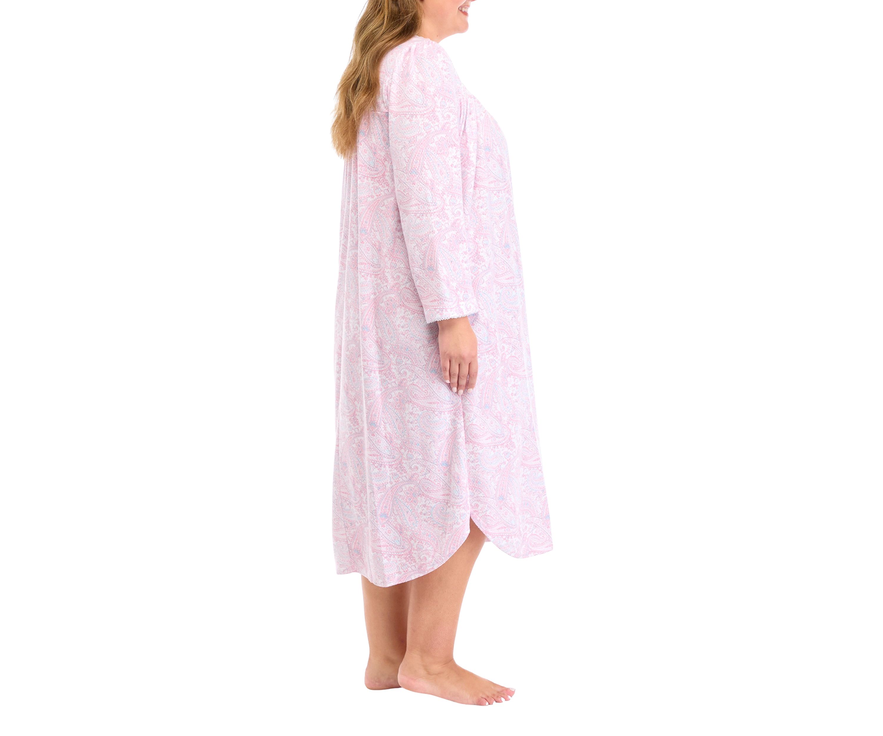 Plus Size Honeycomb Long Gown