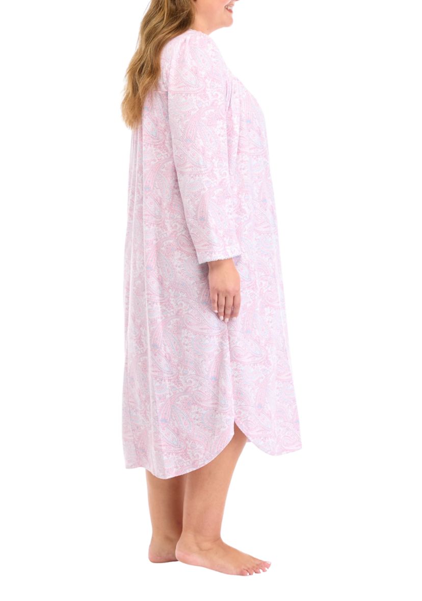 Plus Size Honeycomb Long Gown