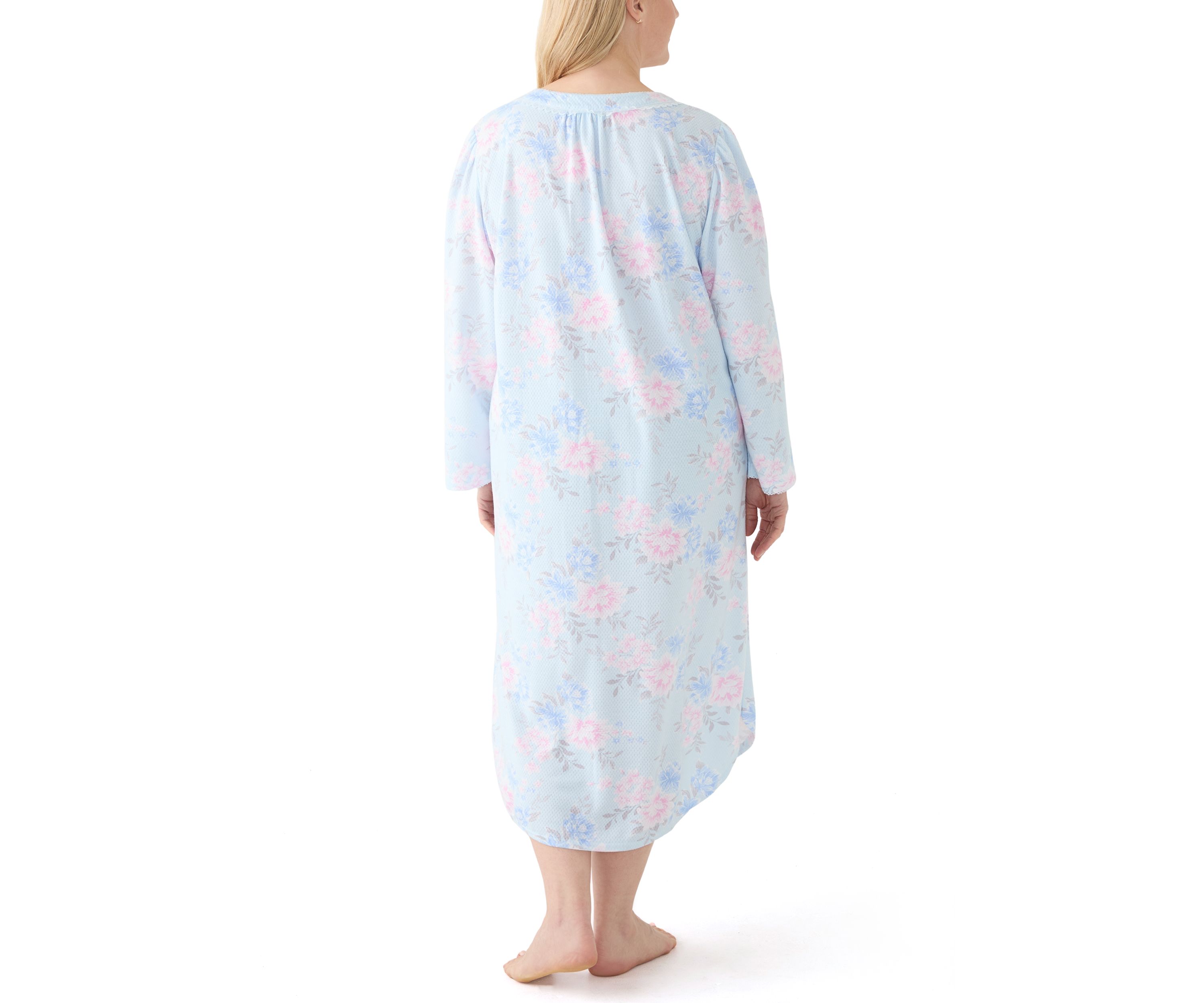 Plus Size Honeycomb Long Gown
