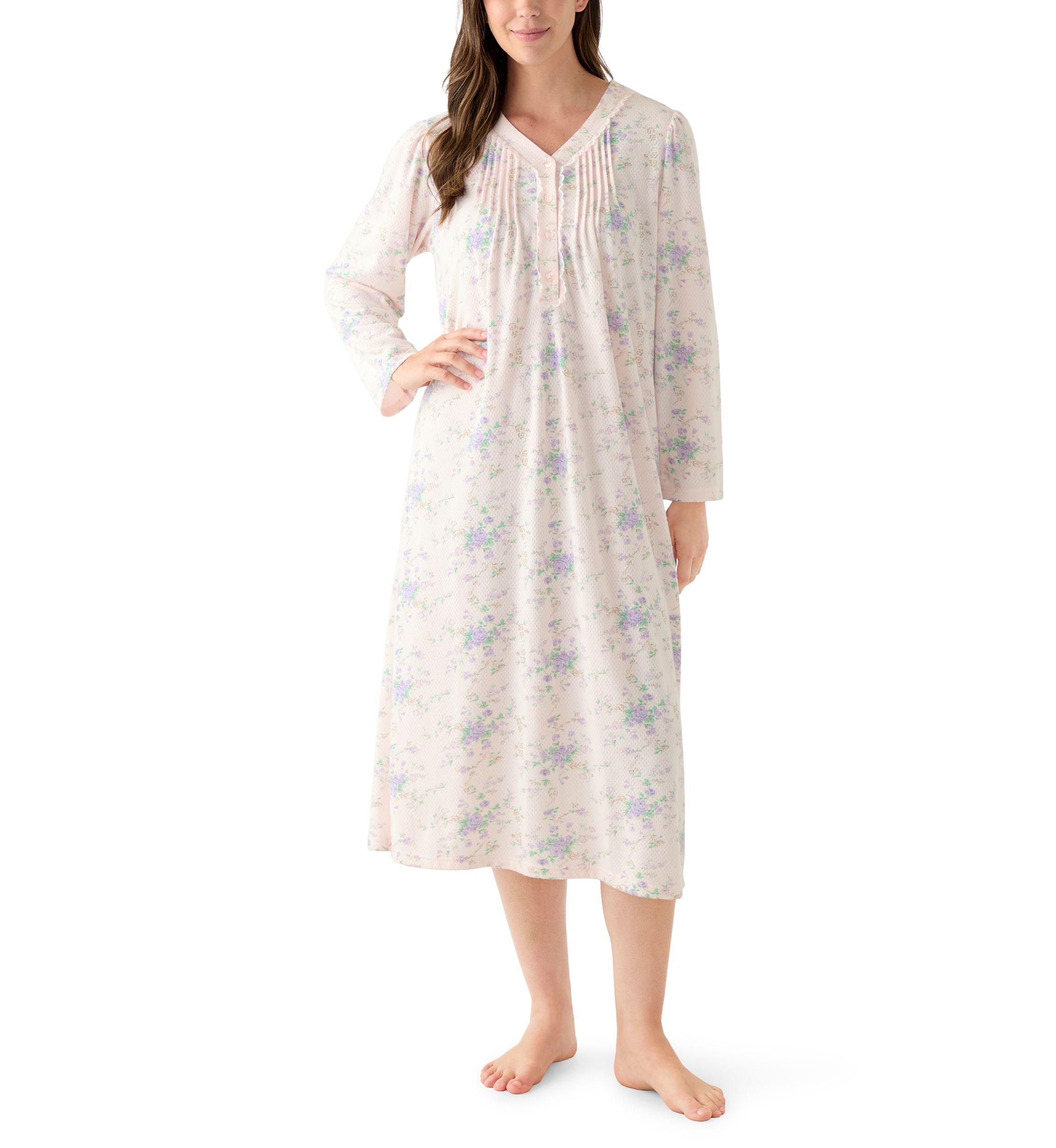 Womens Long Sleeve Nightgown