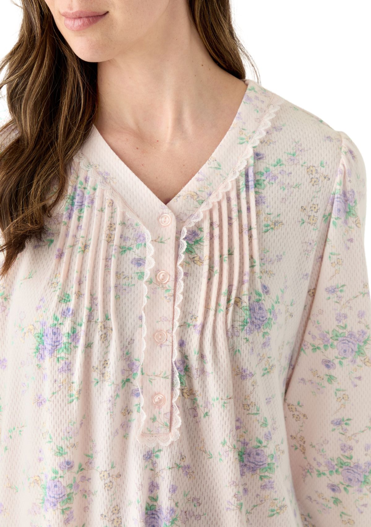Womens Long Sleeve Nightgown