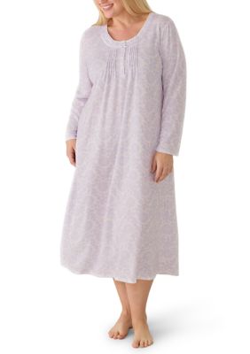 Miss Elaine Women's Honeycomb Long Nightgown