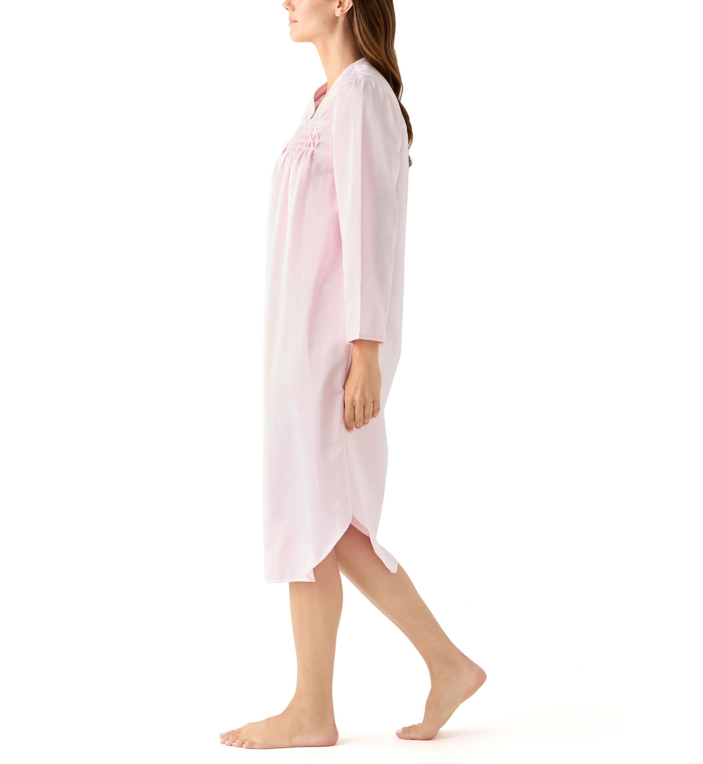 Long Smocked Nightgown 