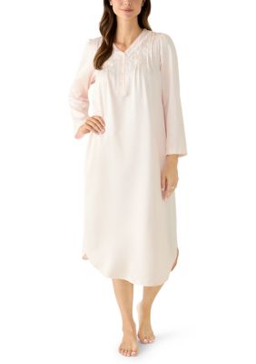 Miss Elaine Women's Brush Back Satin Nightgown