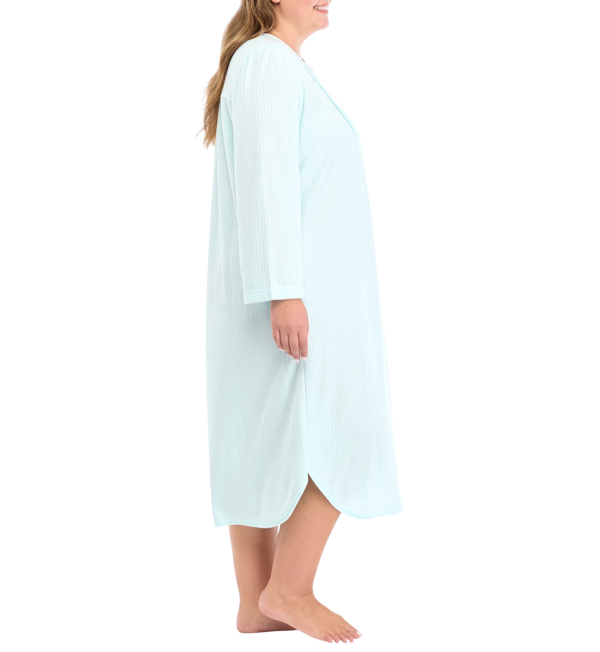Plus Size Honeycomb Long Gown