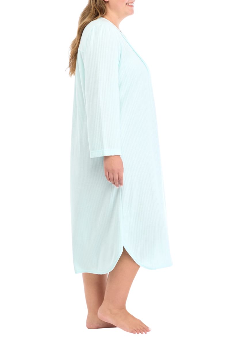 Plus Size Honeycomb Long Gown