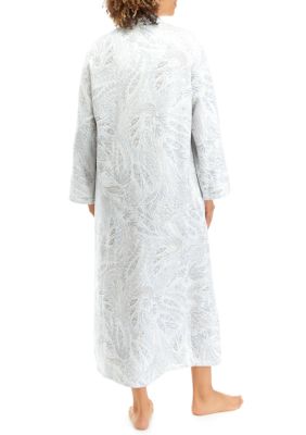 Miss Elaine Jacquard Fleece Bed Jacket - Macy's