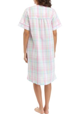 Women's Seersucker Short Grip Nightgown