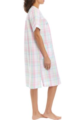 Women's Seersucker Short Grip Nightgown