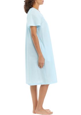 Women's Short Seersucker Robe