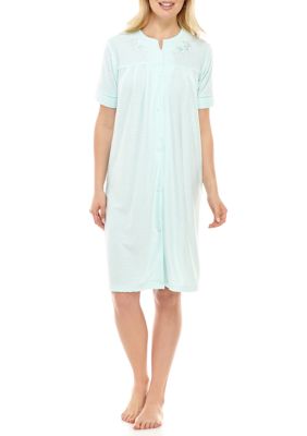 Miss Elaine Women's Terry Short Button Robe | belk