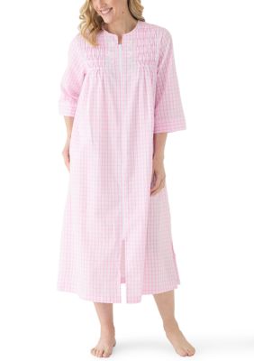 Miss Elaine Women's Long Seersucker Robe