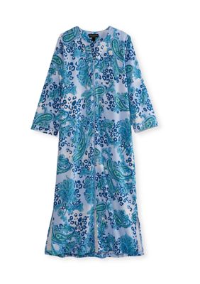 paisley print robe