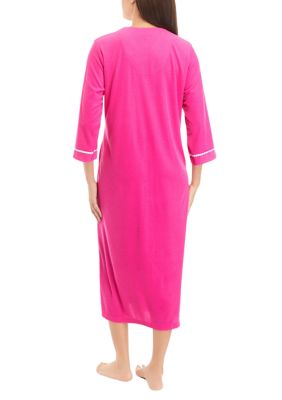 Women's Terry Long Zip Robe