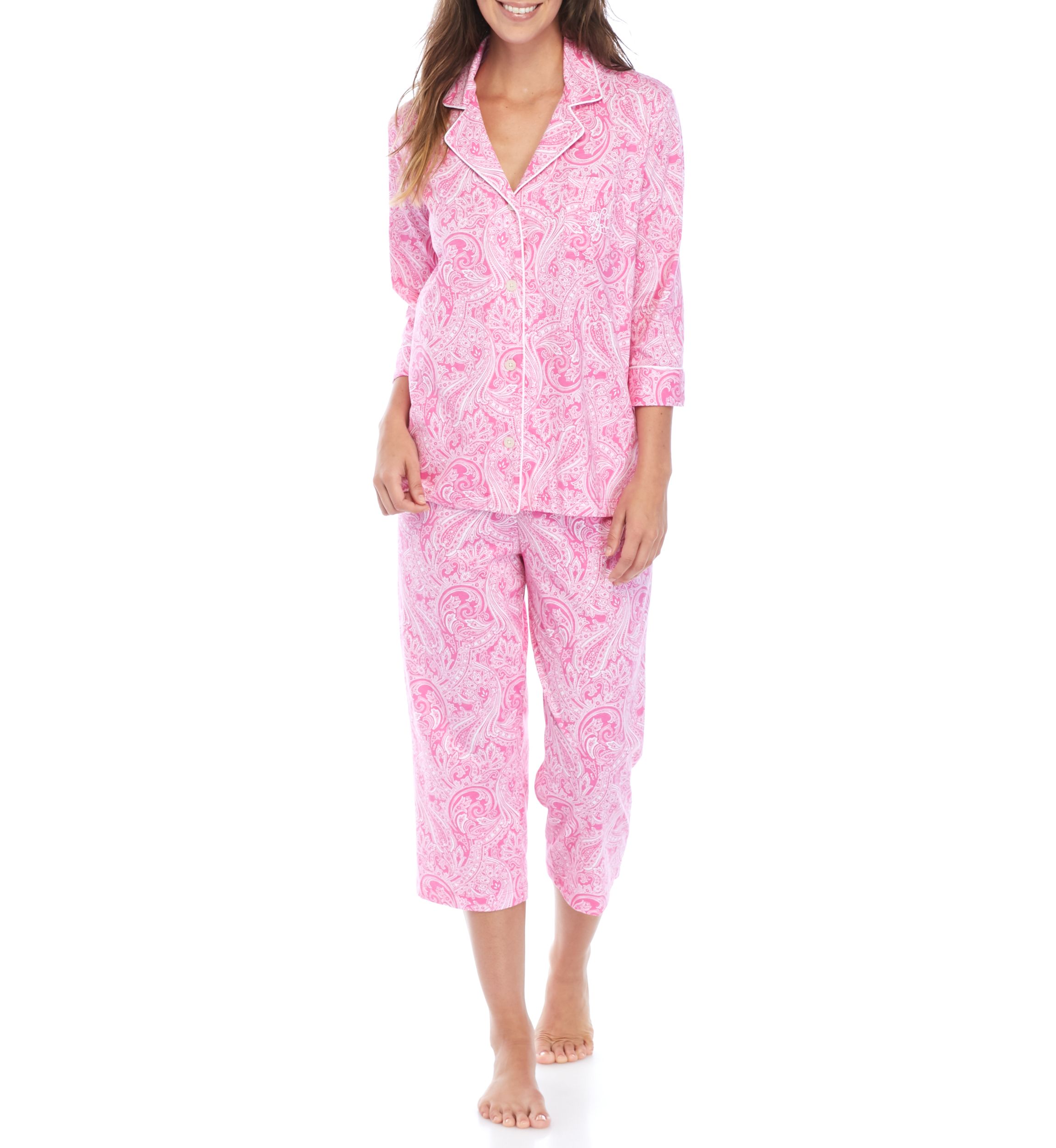 Knit Capri Pajama Set