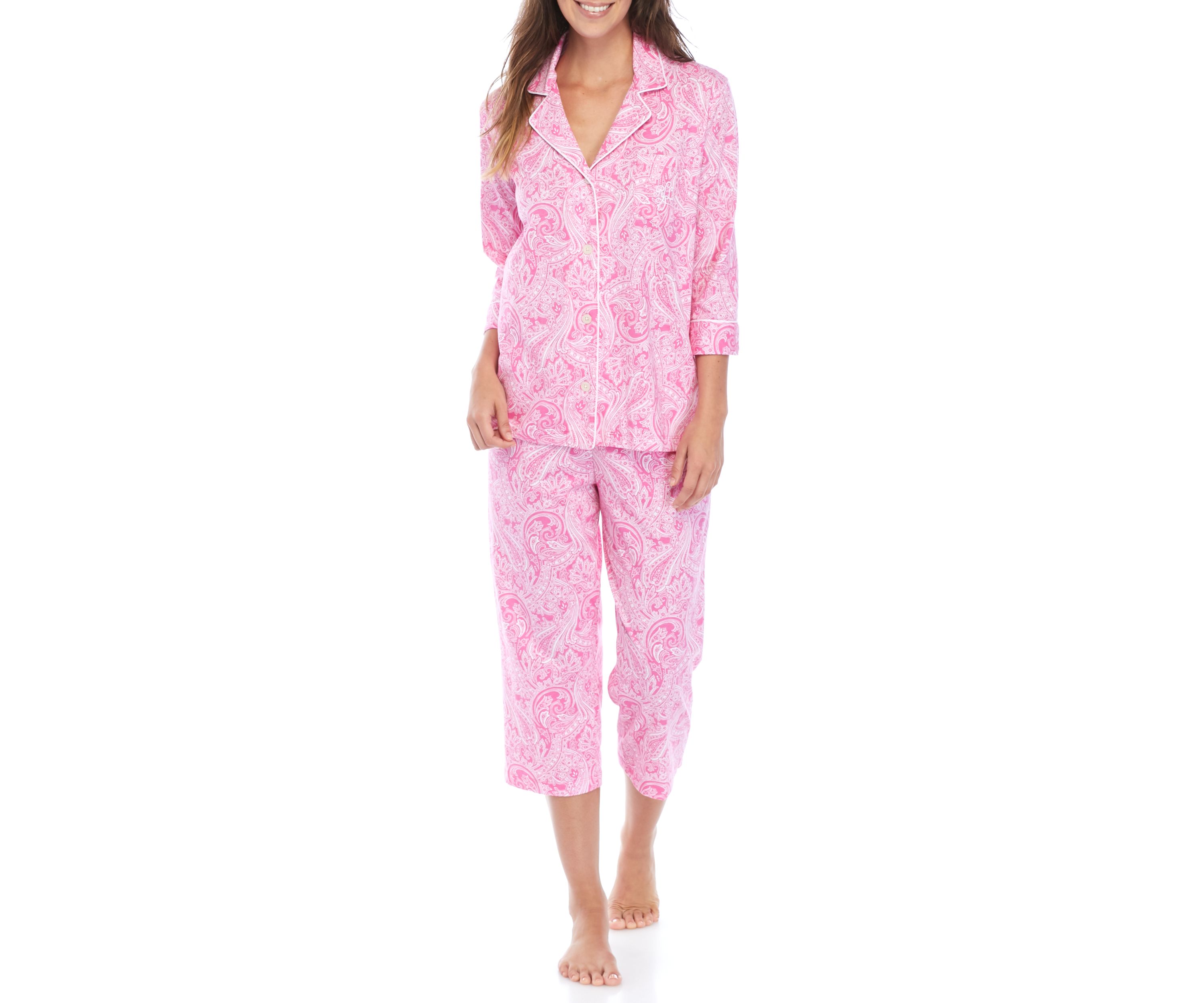 Knit Capri Pajama Set