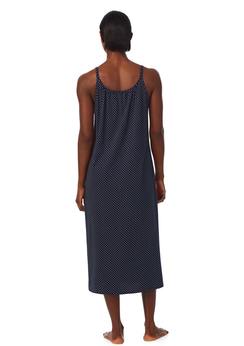 Double Strap Button Neck Ballet Gown