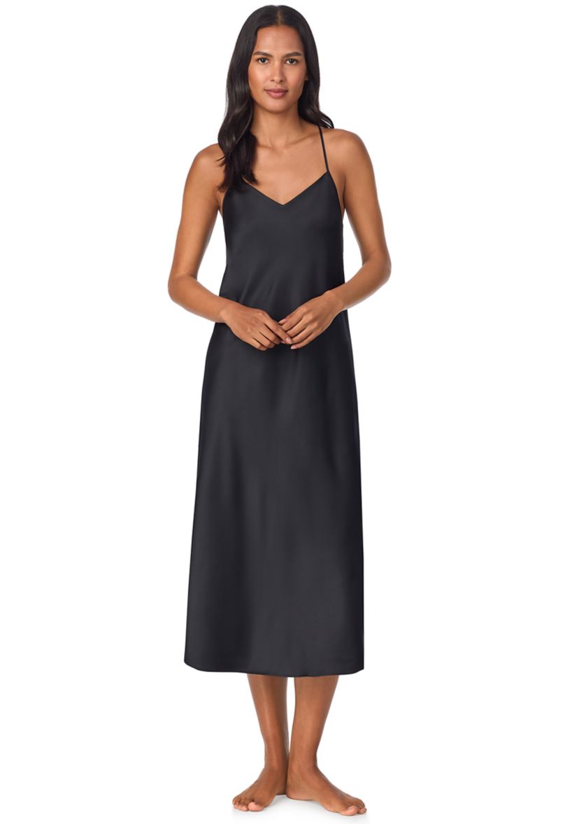 Sleeveless V-Neck Long Gown