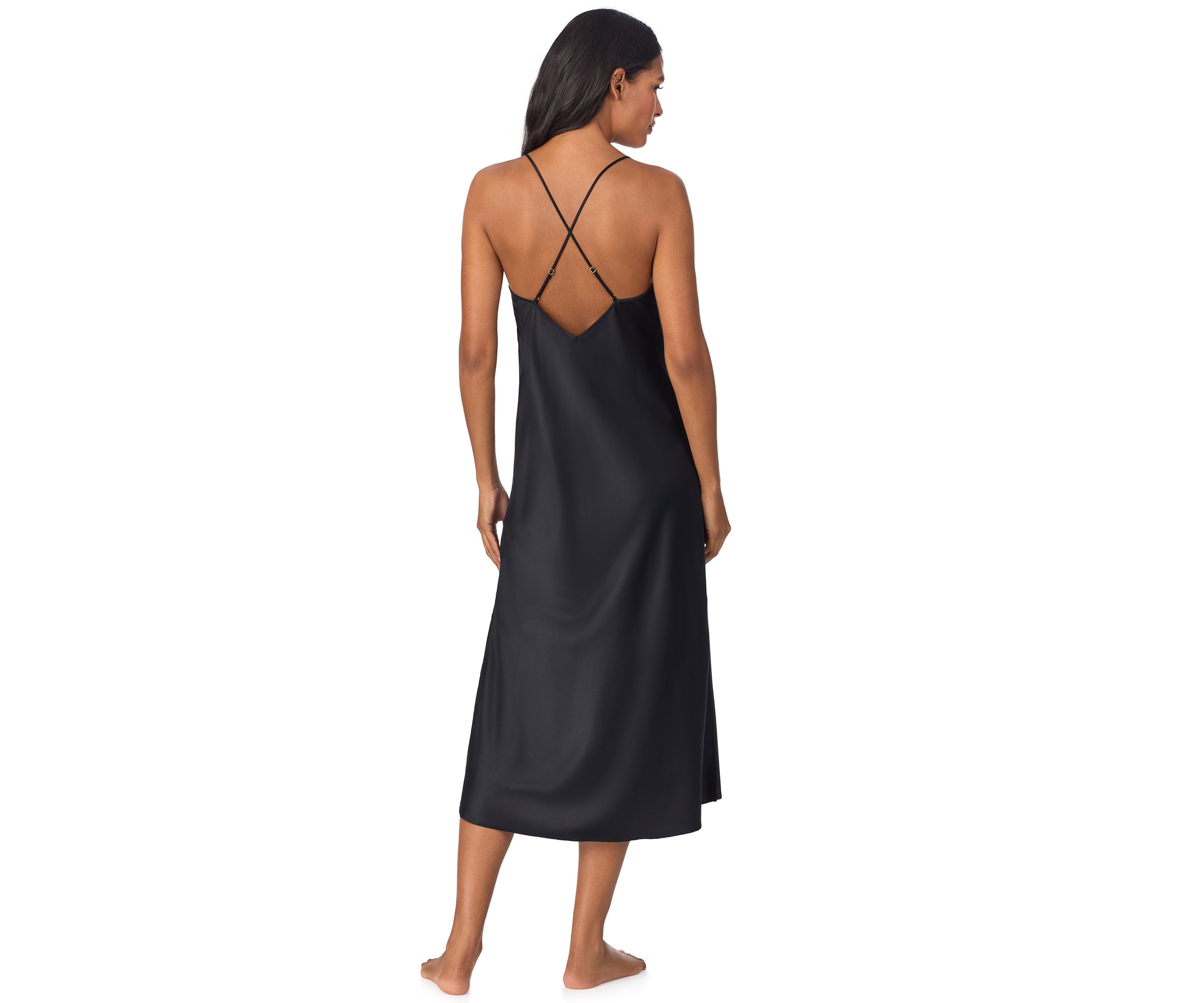 Sleeveless V-Neck Long Gown