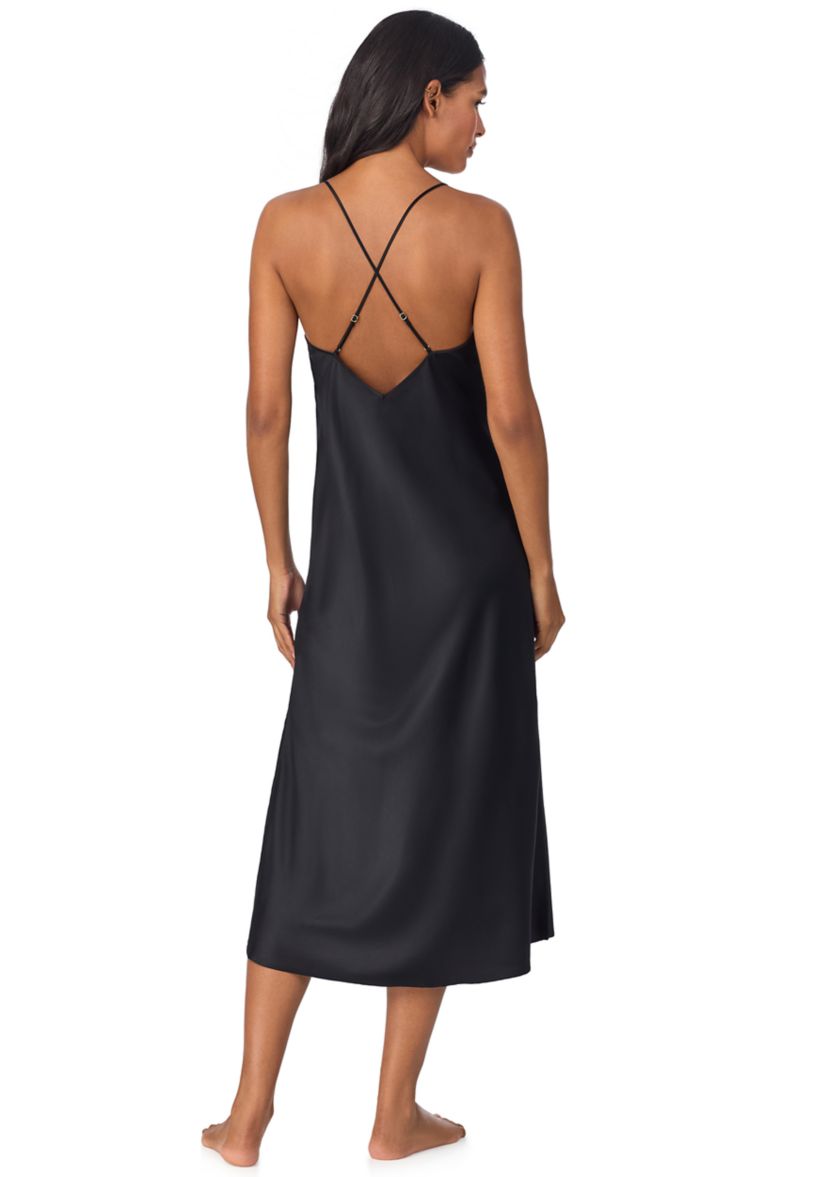 Sleeveless V-Neck Long Gown