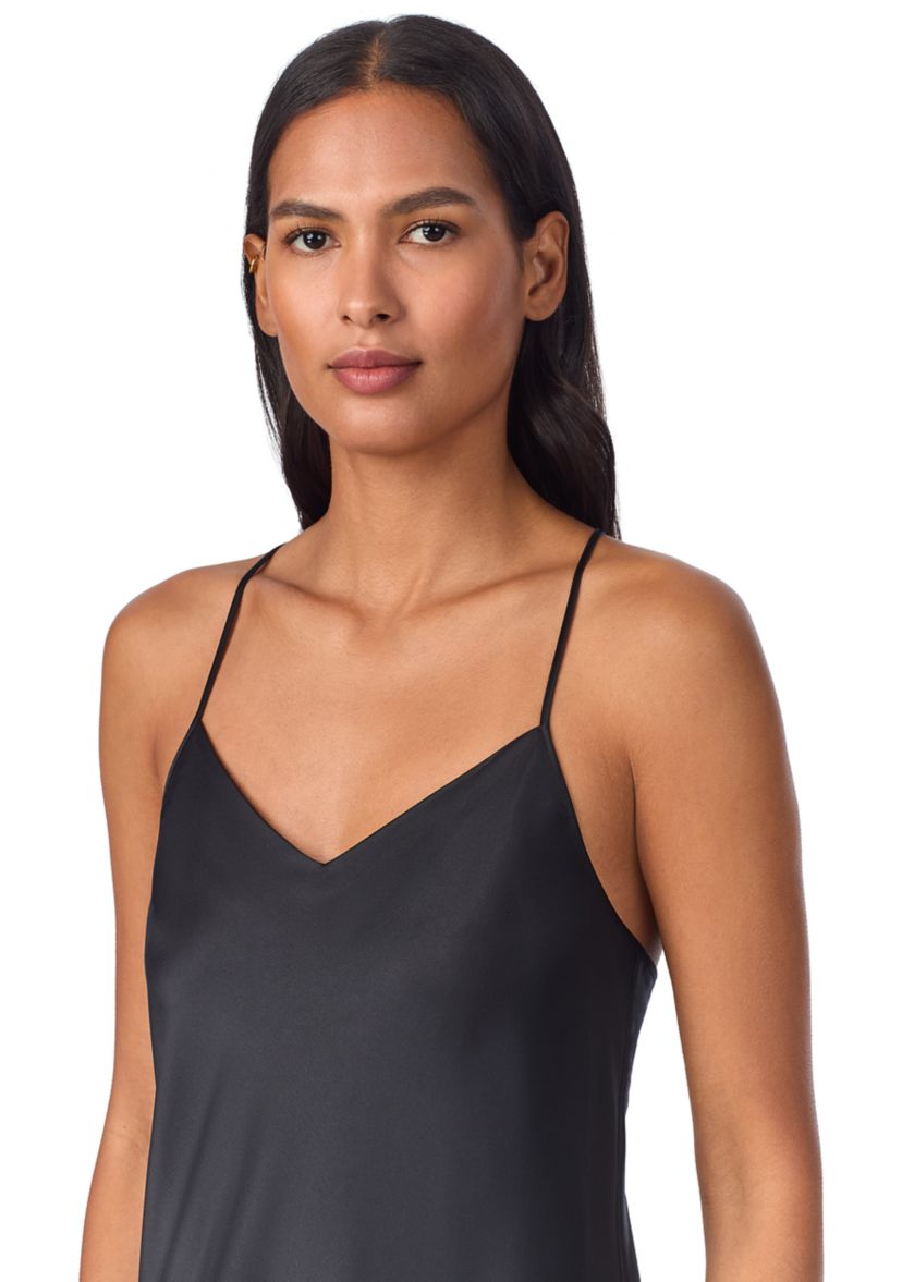 Sleeveless V-Neck Long Gown
