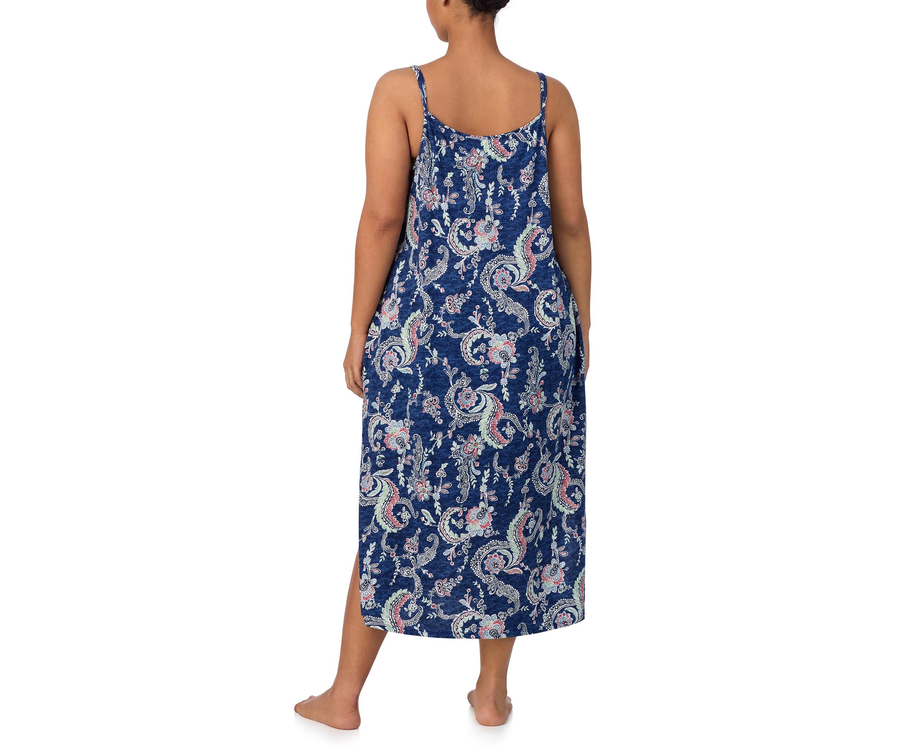 Plus Size Double Strap Ruffle Neck Ballet Gown
