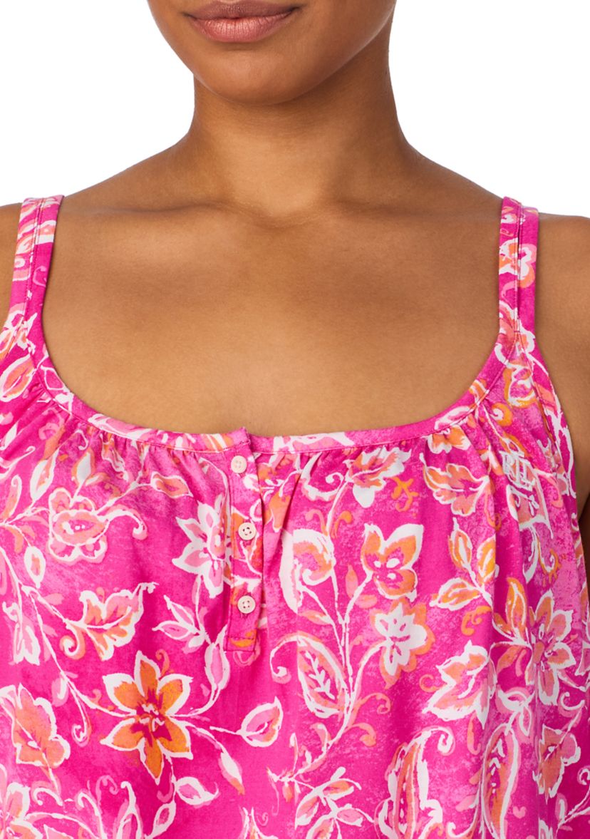  Plus Size Double Strap Boxer Pajama Set