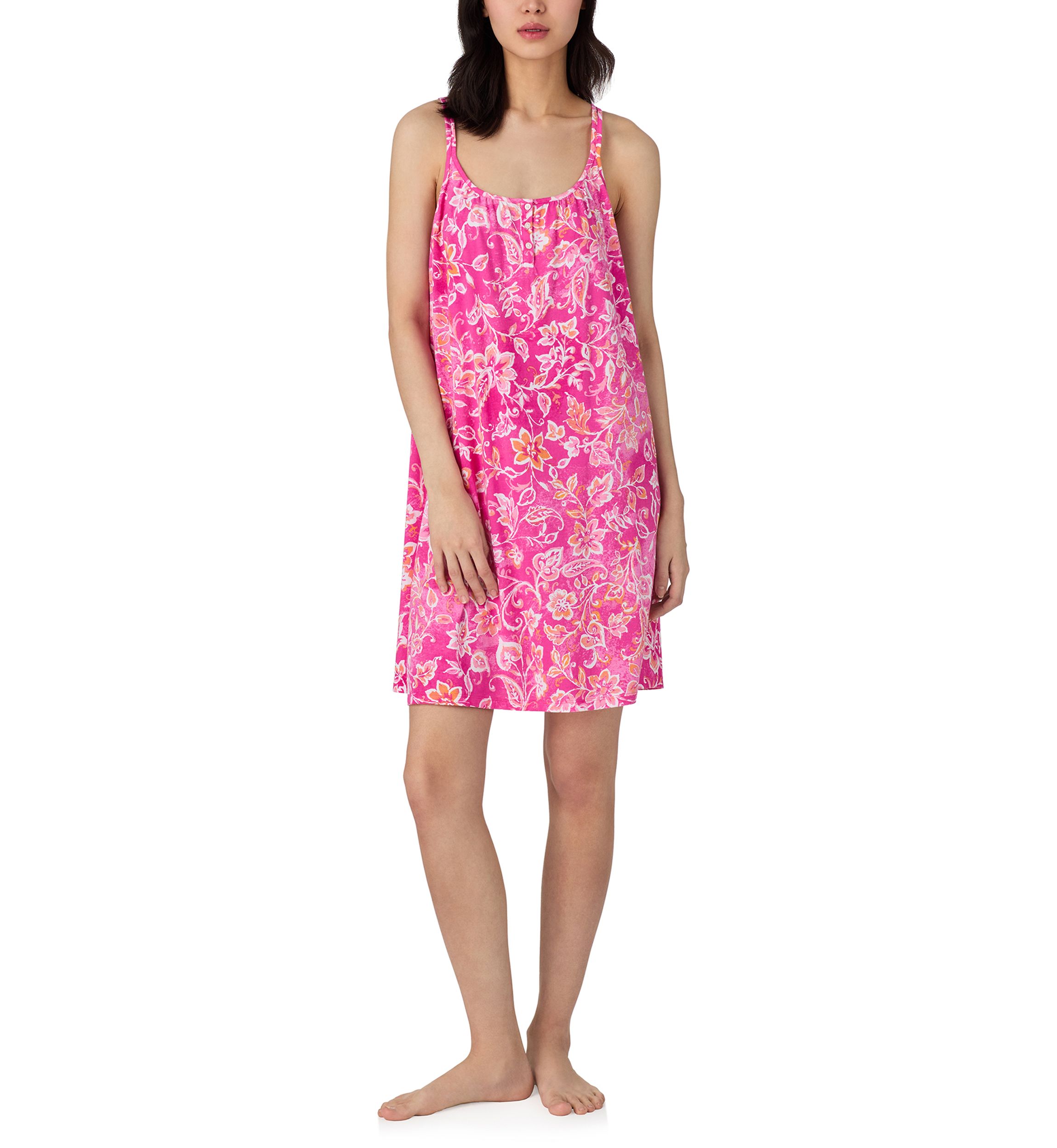 Double Strap Short Gown