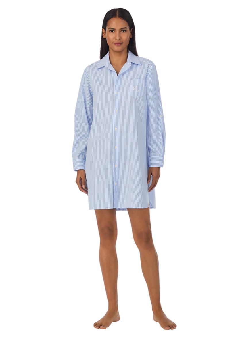 Signature Long Sleeve His Shirt Sleepshirt 
