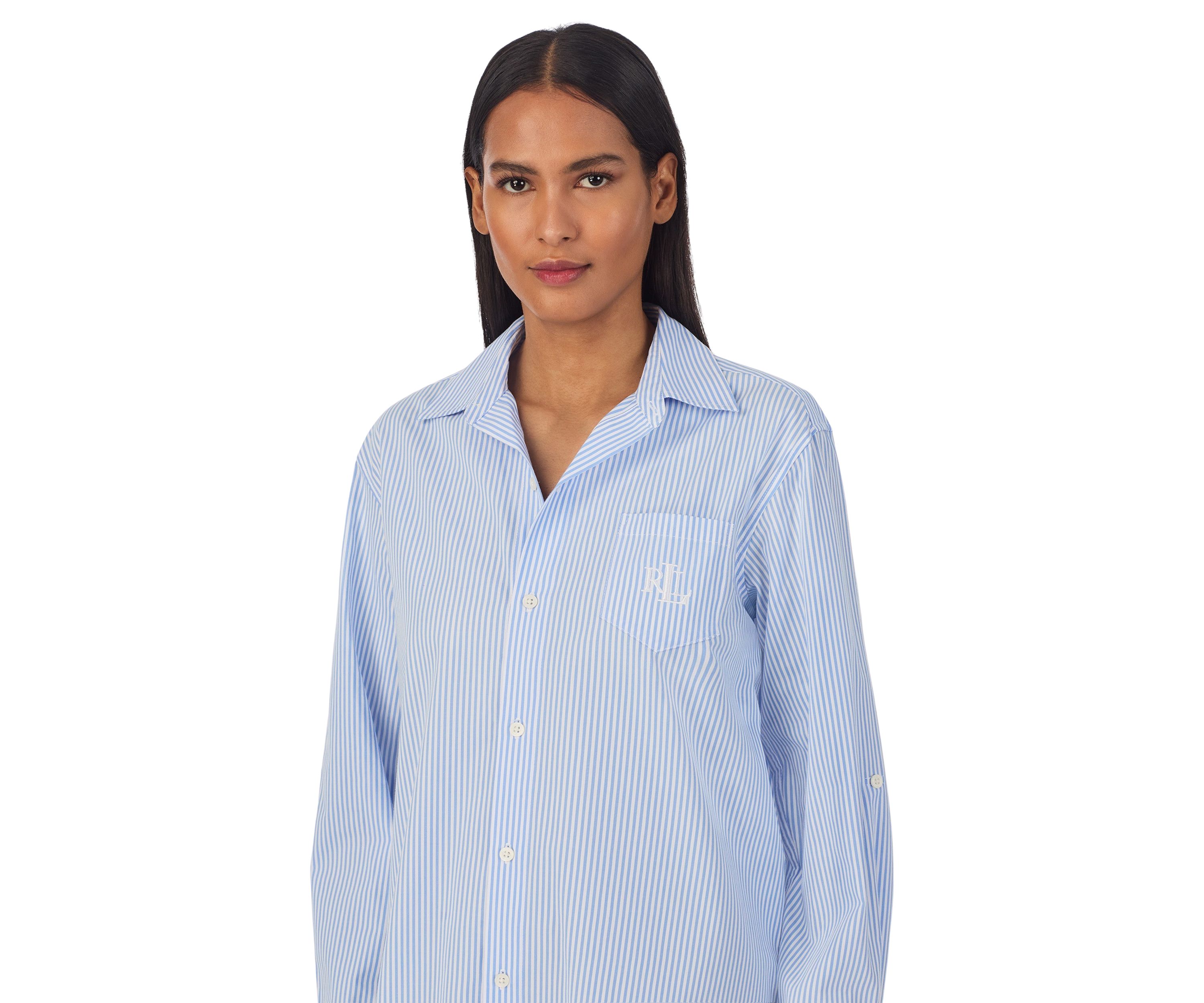 Signature Long Sleeve His Shirt Sleepshirt 