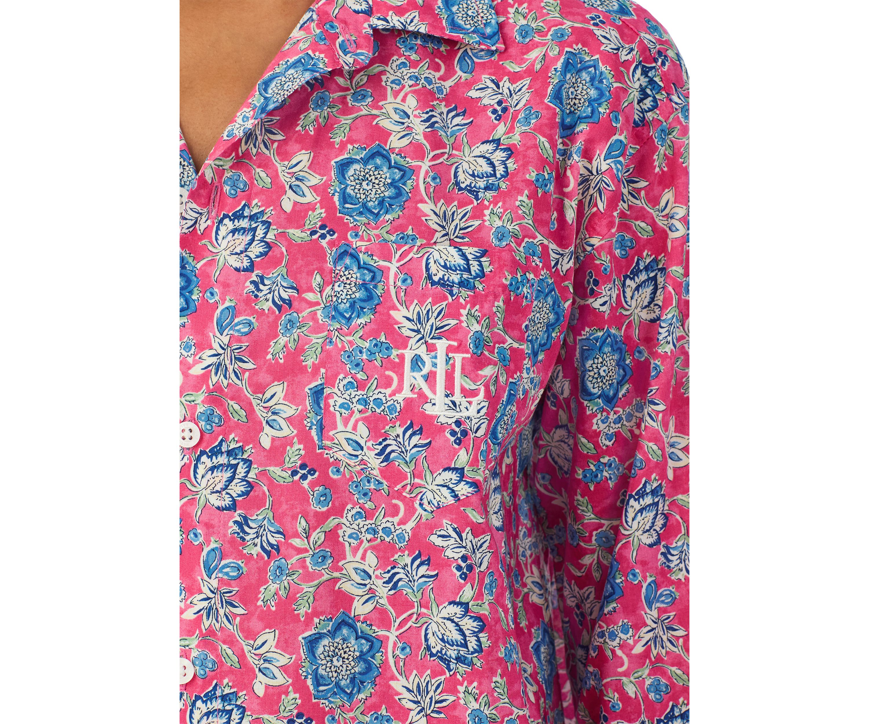 Long Roll Tab Sleeve His Shirt Sleepshirt