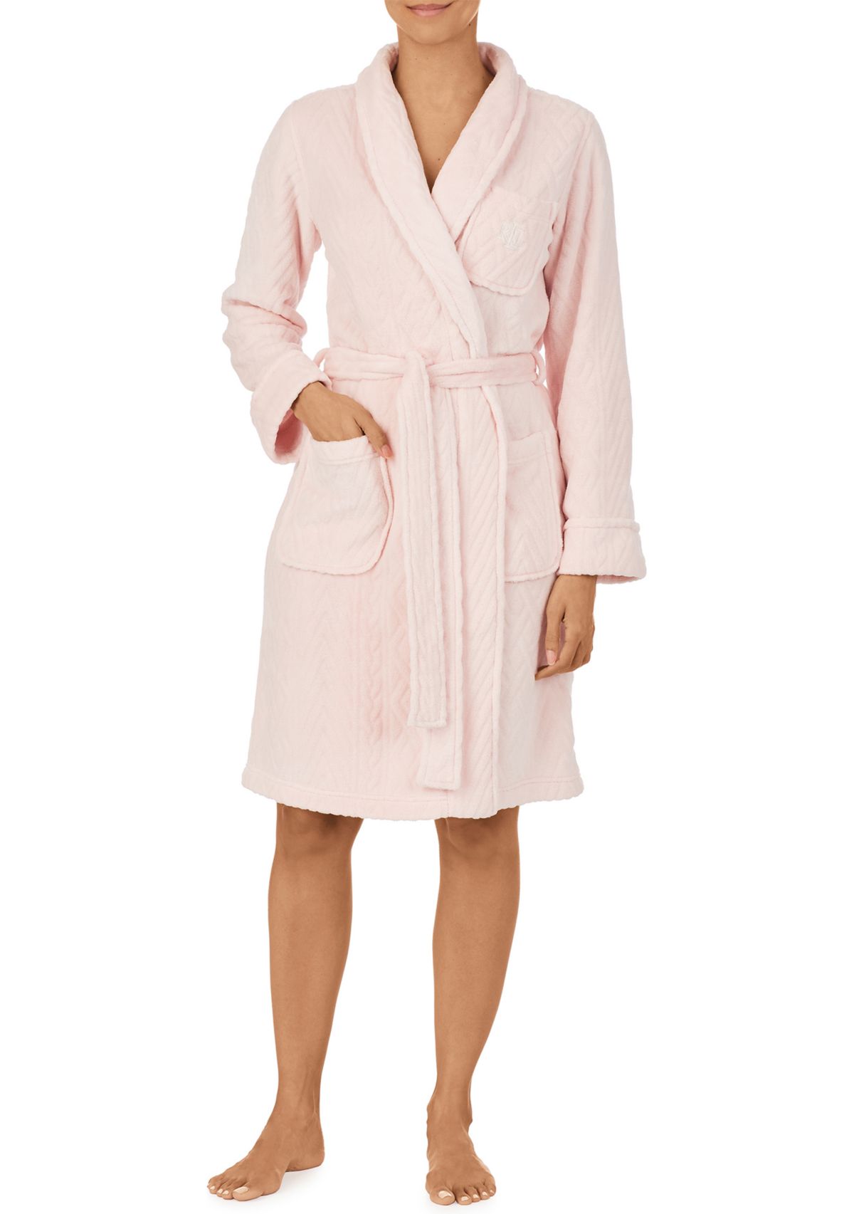 Shawl Collar Short Robe