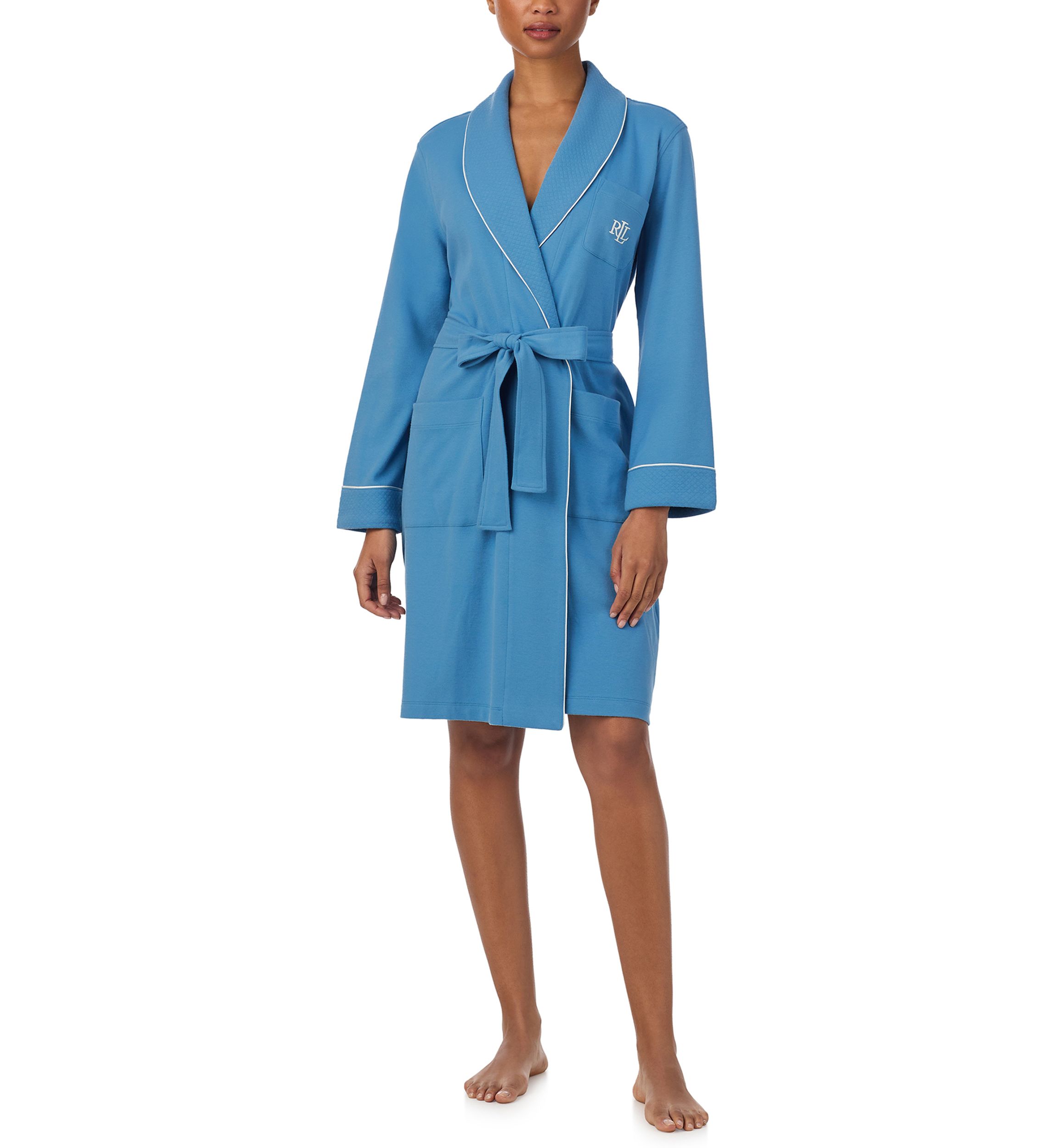 Quilted Collar Robe