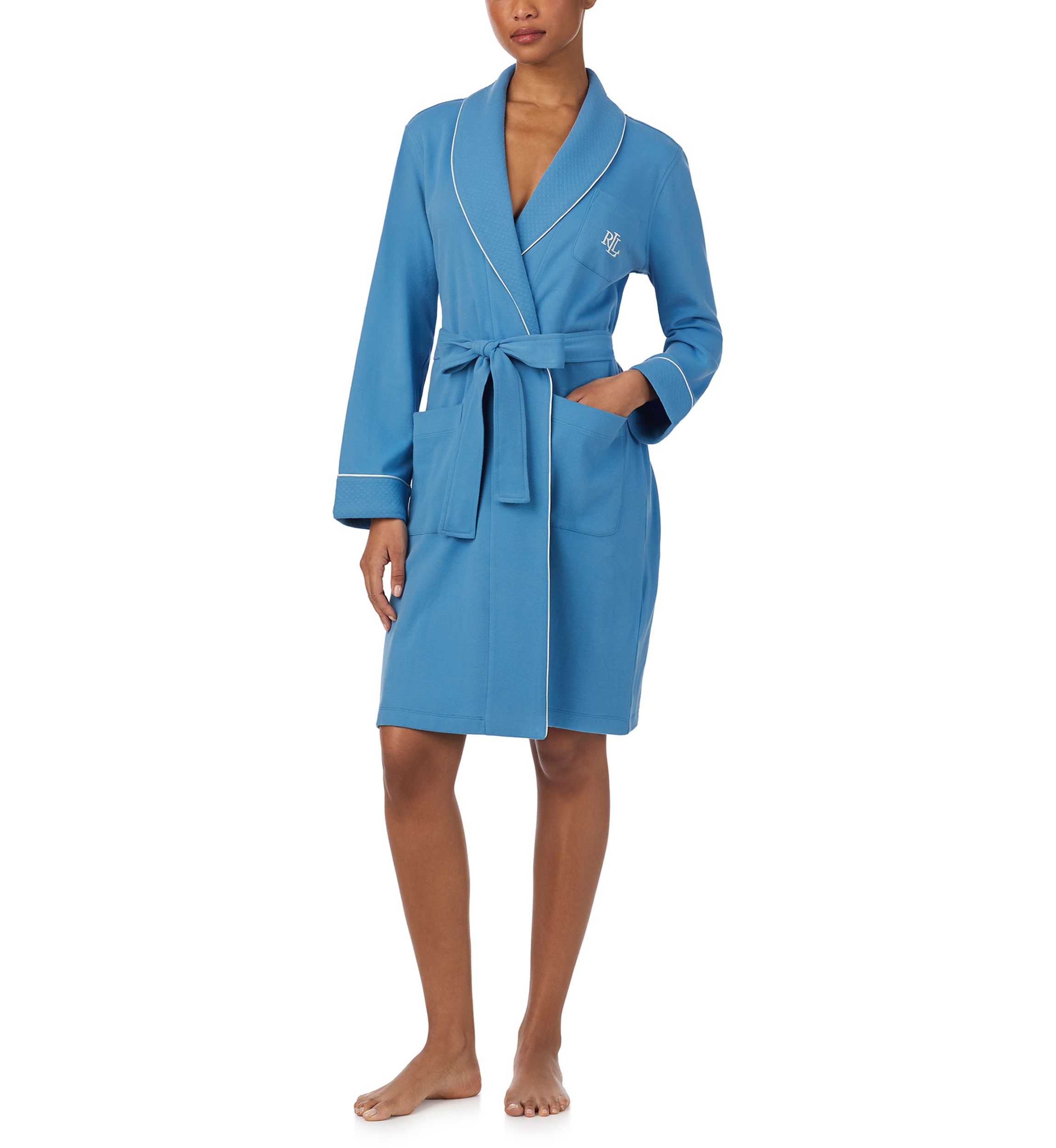 Quilted Collar Robe