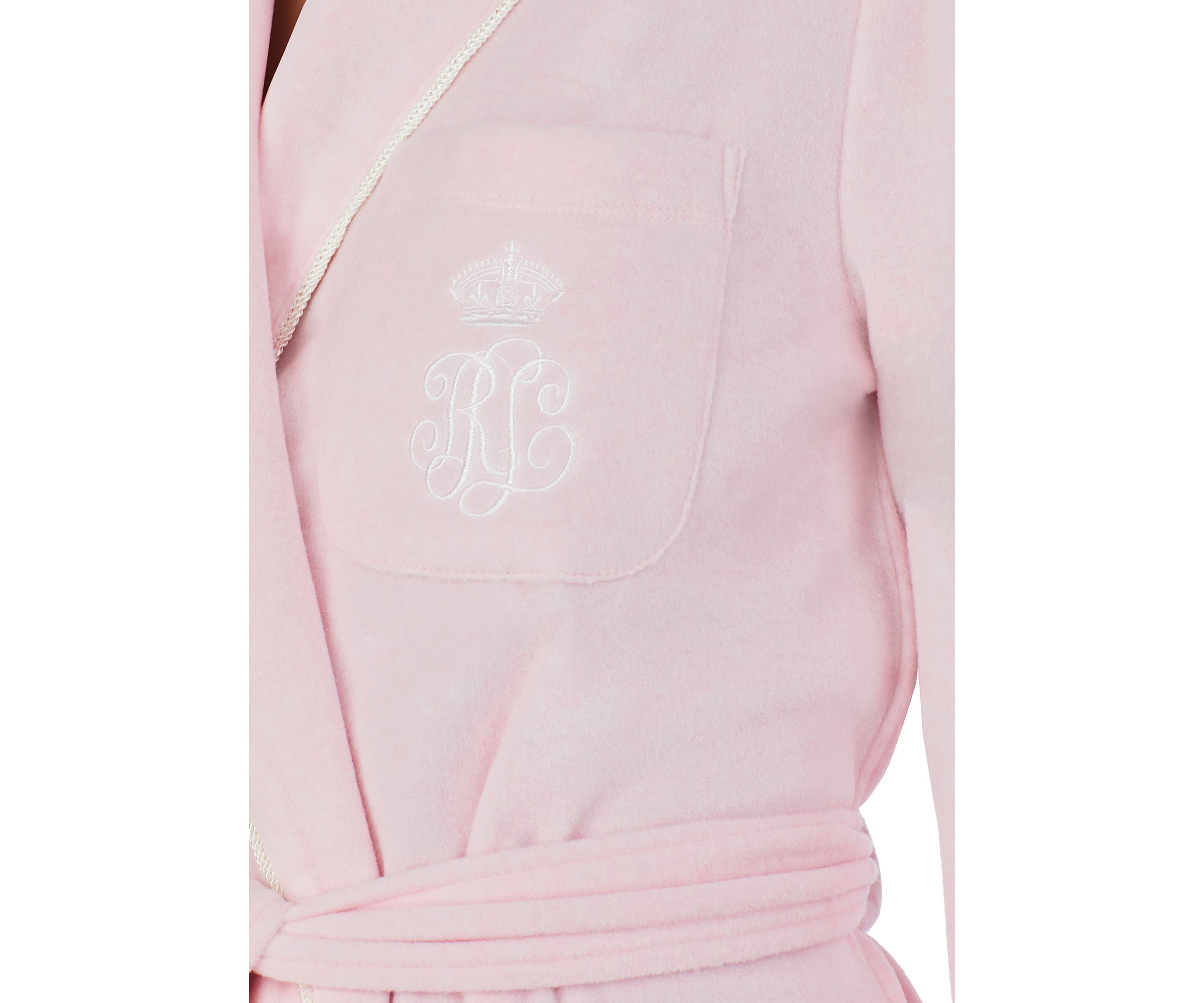 Long Sleeve Recycled Fleece Robe 
