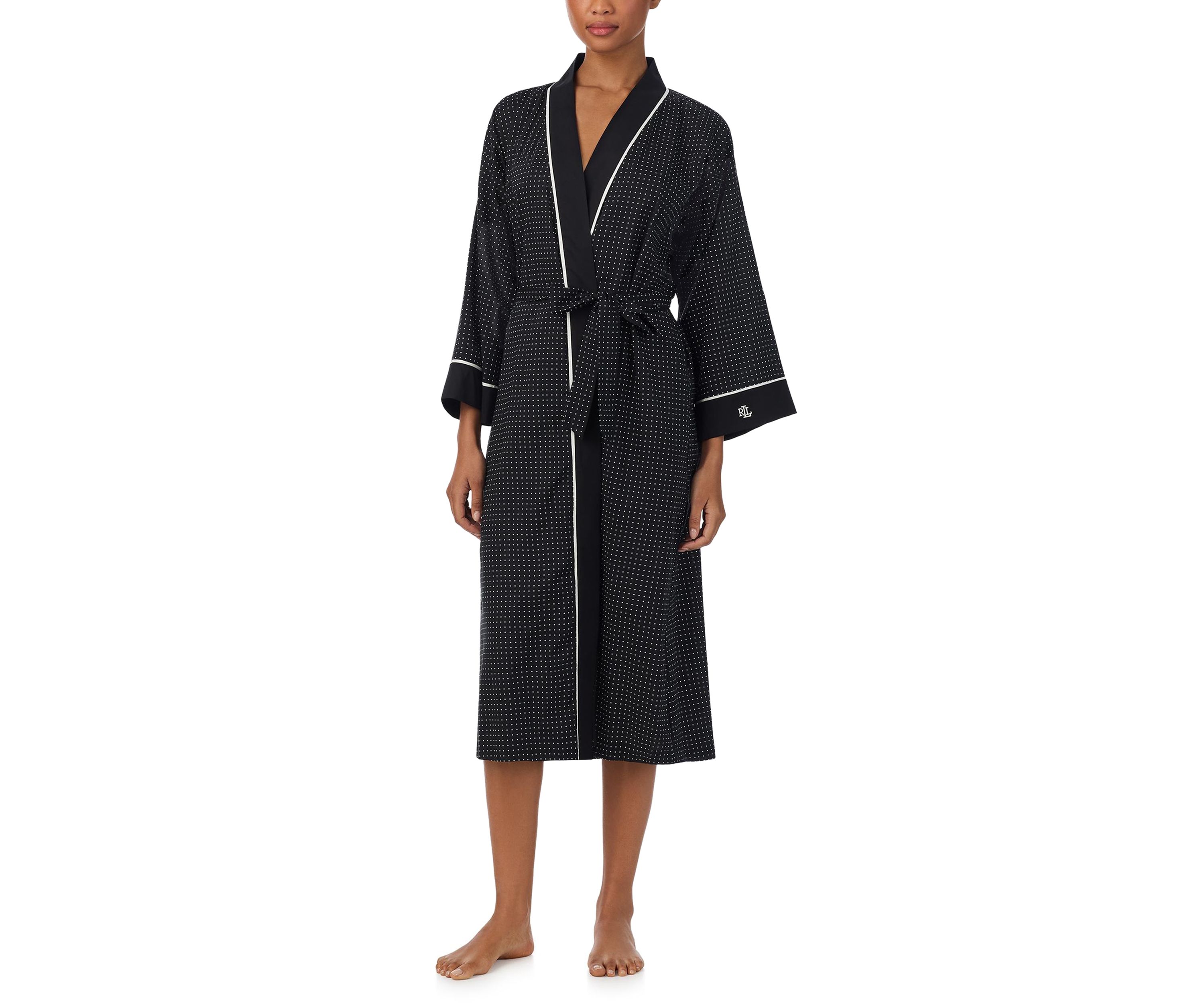  Long Sleeve Long Kimono Robe