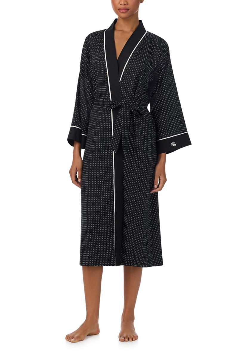  Long Sleeve Long Kimono Robe