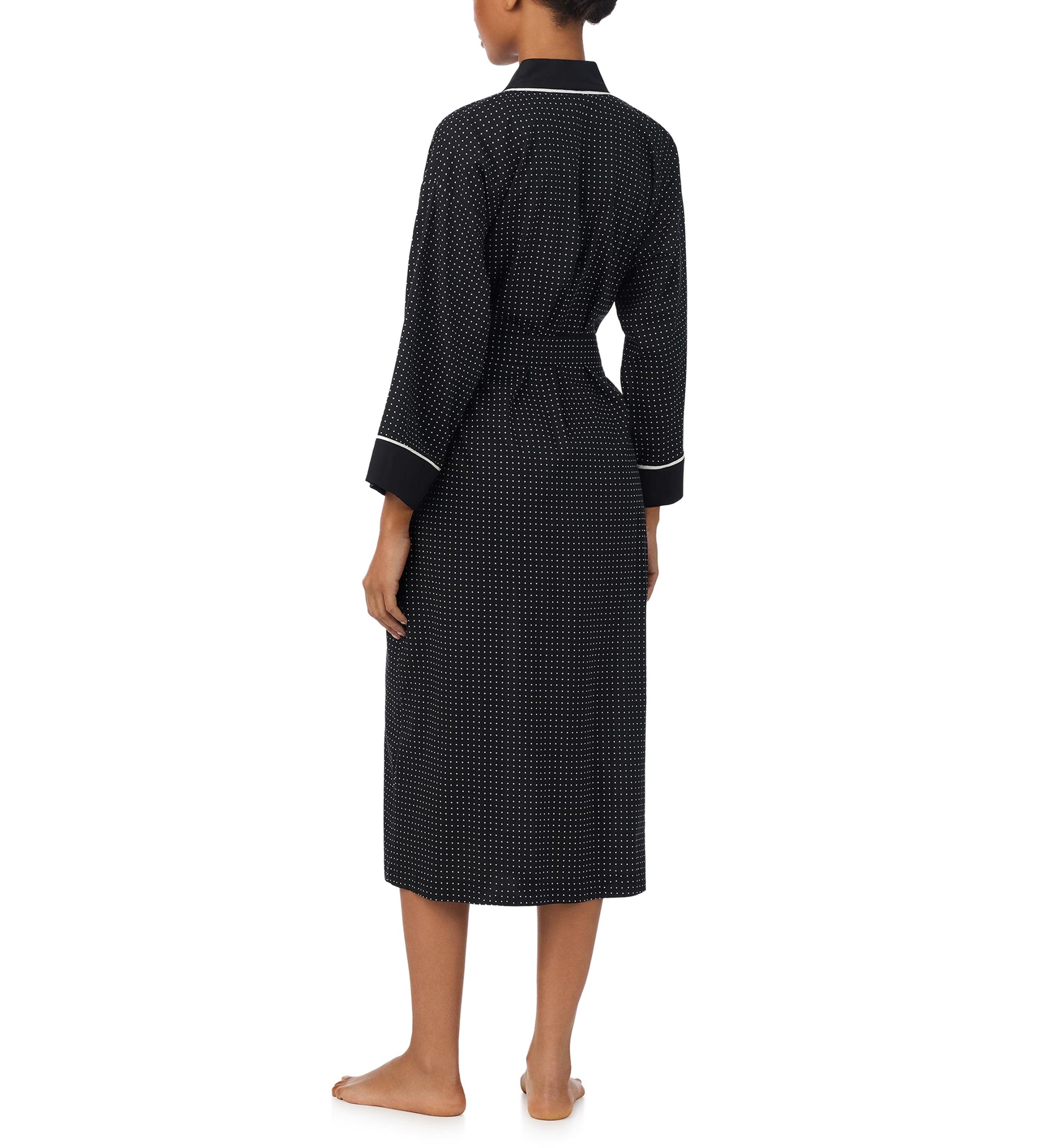 Long Sleeve Long Kimono Robe