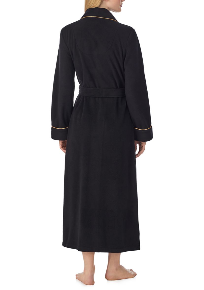 Womens Long Shawl Collar Long Robe