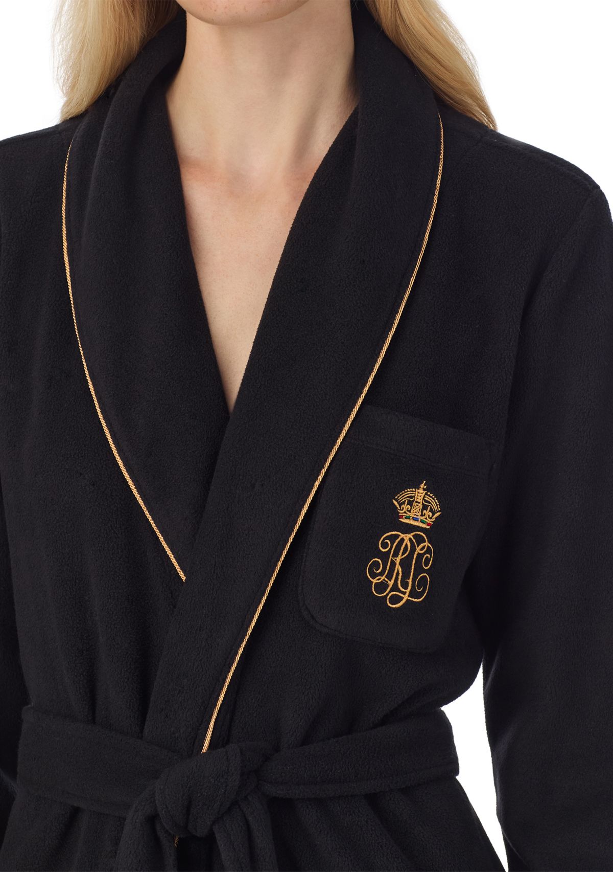 Womens Long Shawl Collar Long Robe